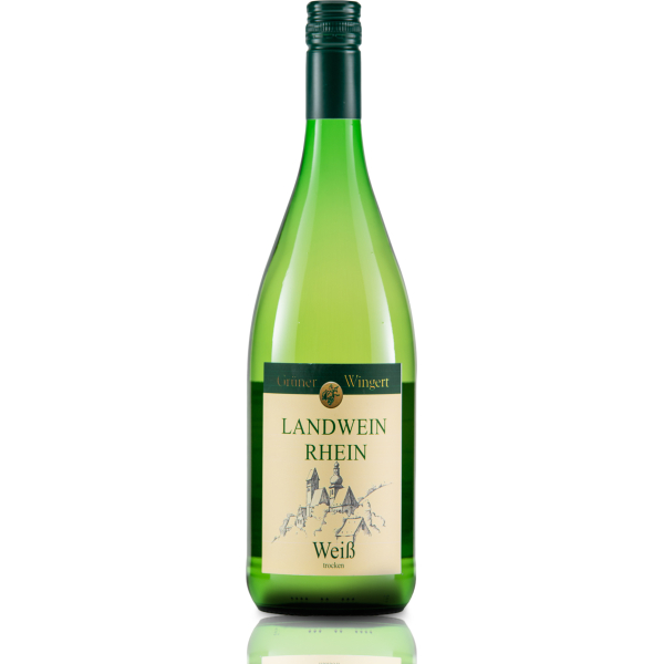 Landwein weiß Cuvée trocken – 1.0 l